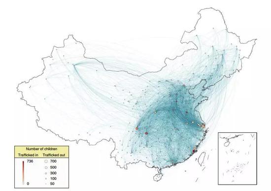 中国儿童拐卖地图:大数据显示,北上蓉渝+莆田