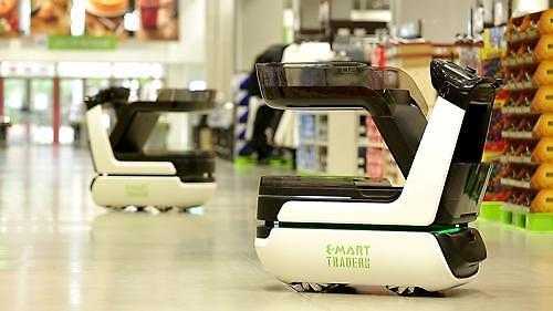 LG开发自动驾驶智能购物车 可在购物时紧跟消费者
