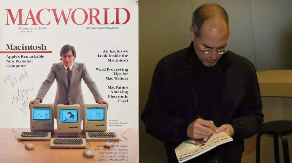 乔布斯签名《MacWorld》杂志拍出4.8万美元