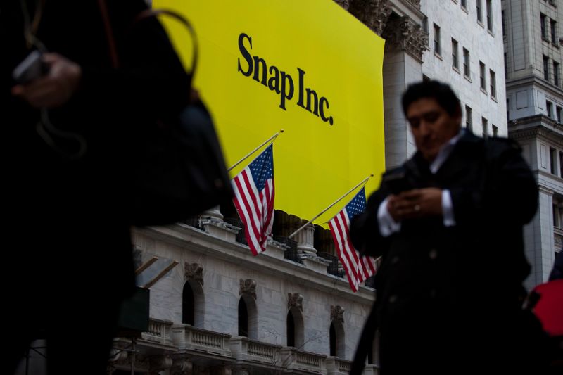 Snap宣布 CFO上任八个月后辞职 股价盘后暴跌8.4%