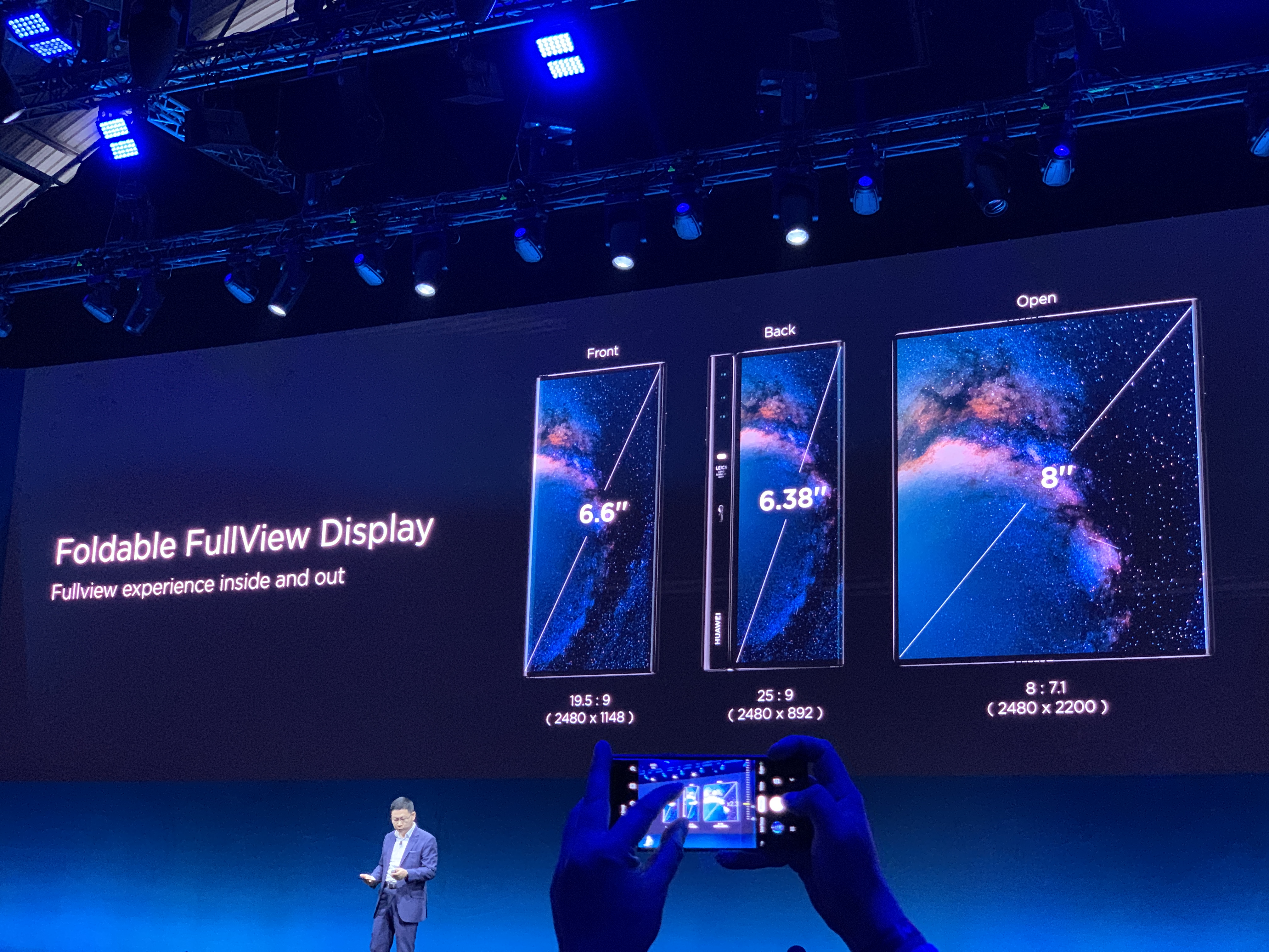 华为发布首款5G折叠屏手机 厚度仅为5.4mm,支