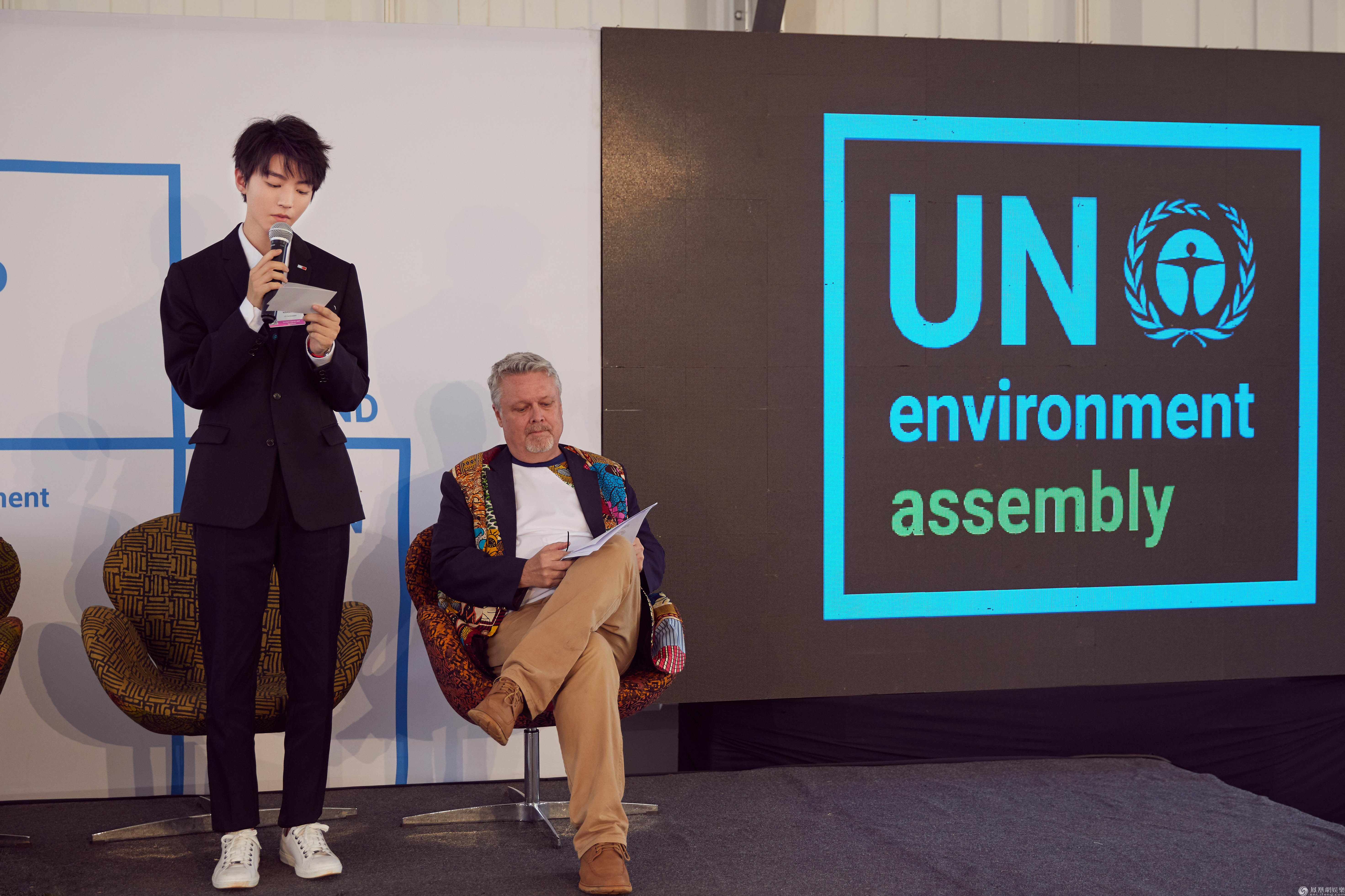 王俊凯联合国环境大会全英文演讲 亲善大使为环保发声