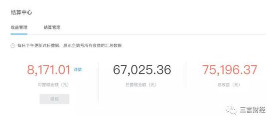 被盗号后的企鹅号总收益