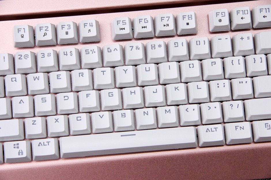 粉色情人节 森松尼s-j2机械键盘图赏