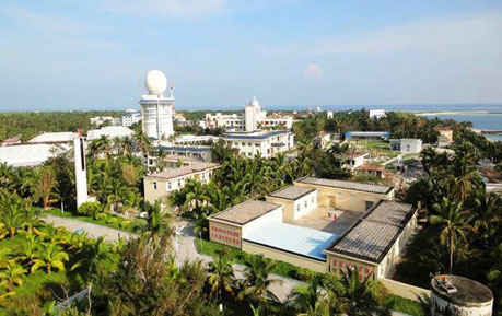 实拍西沙南沙建设现场:吊车林立城镇初现规模