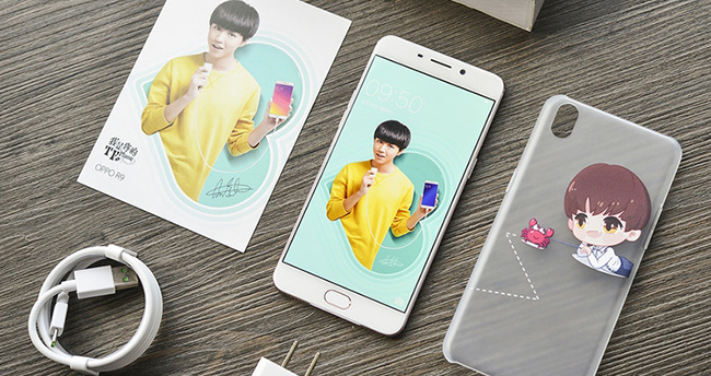 OPPO R9 TFBoys定制手机图赏