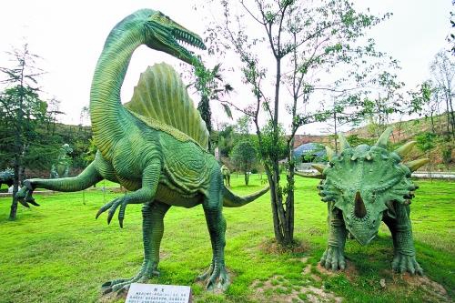 六一带孩子到西峡恐龙遗迹园穿越一亿年重返恐