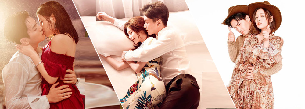 陈晓陈妍希再合体 湿身热吻更有甜蜜床照……