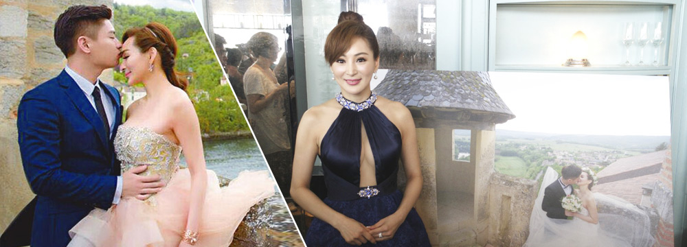 51岁罗霖爱上小十多岁内地富商 公开与其亲嘴婚纱照