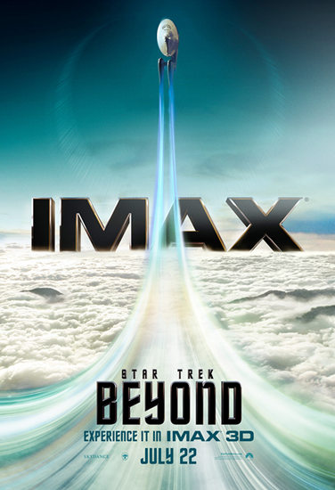 企业号冲破天际 IMAX发布《星际迷航3》专属海报