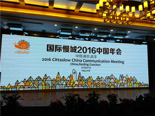 国际慢城2016中国年会在南京市高淳区桠溪慢