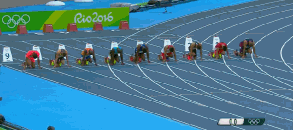 这一刻,中国飞人引短跑王国选手侧目!(组图)