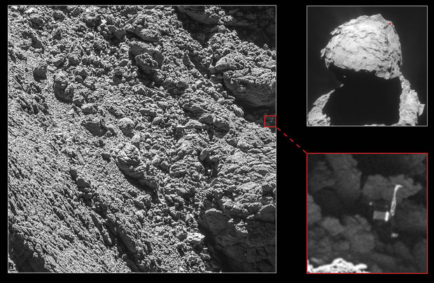 欧航局：失联已久的彗星着陆器“菲莱”找到了(图)