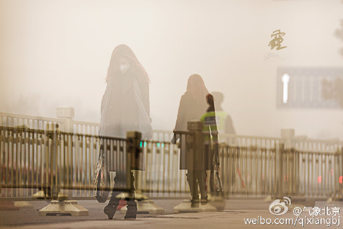 出门记得戴口罩！北京今天局地有重度霾