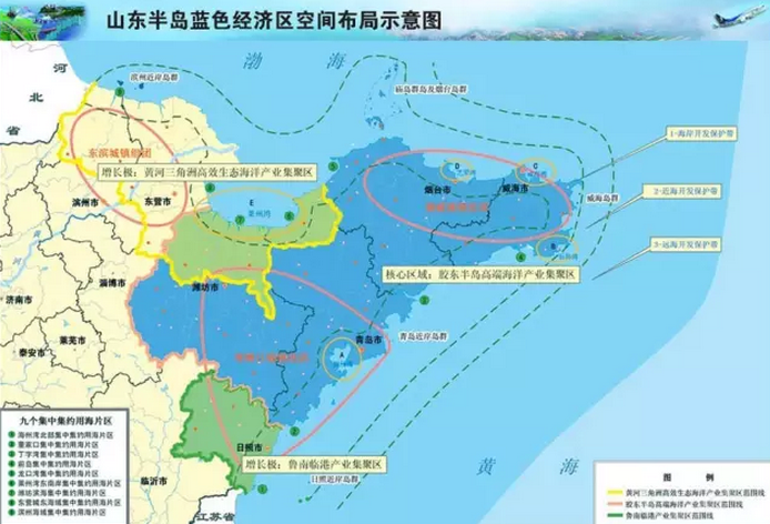 山东半岛蓝色经济区_山东半岛蓝色经济区空间布局示意图(3)