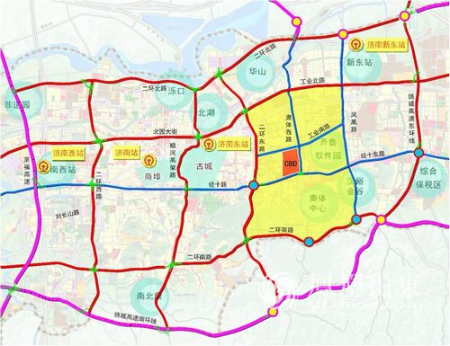 济南CBD综合交通规划 将解决燕山立交等三大拥堵点_山东频道_凤凰网