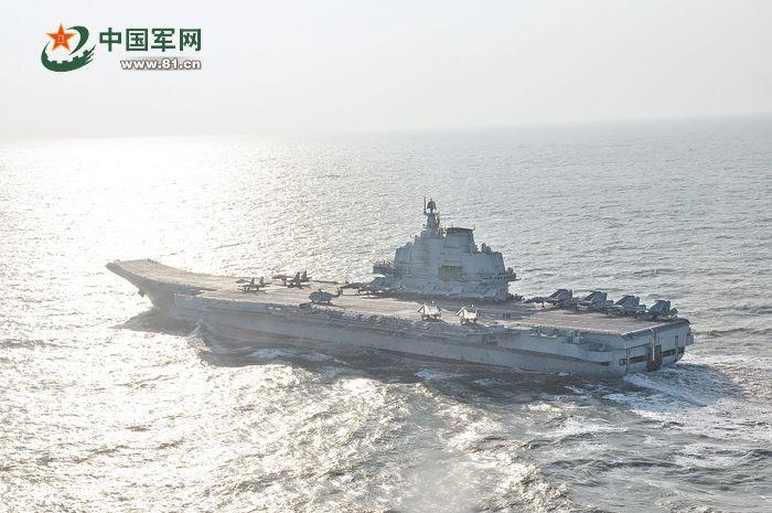 中国军网刊文：辽宁舰，航行在领袖关注的目光里