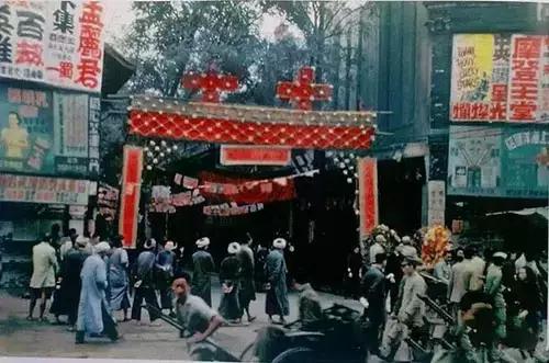 老照片：1945年的成都，每一张都是故事(组图)