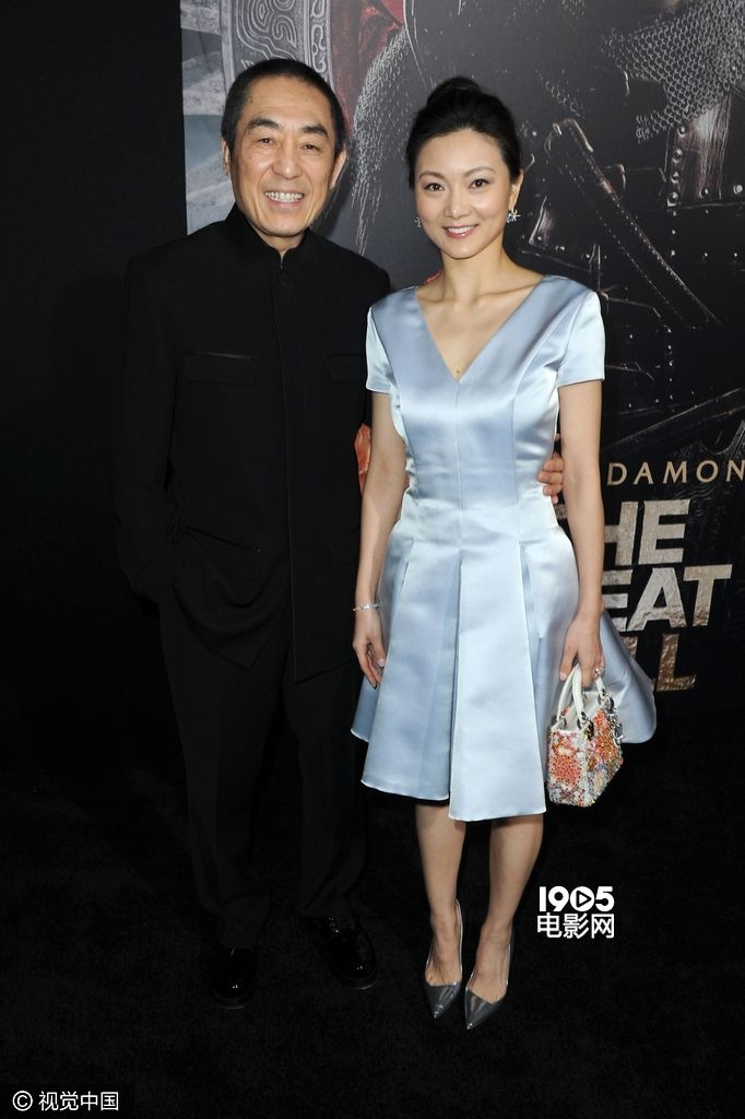 《长城》北美首映张艺谋携妻亮相 景甜达蒙齐走红毯