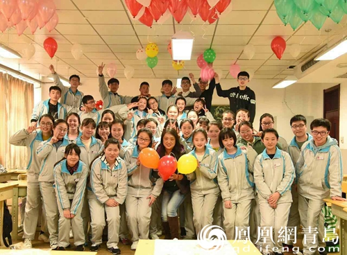 青岛旅游学校郭菁老师和她的学生们