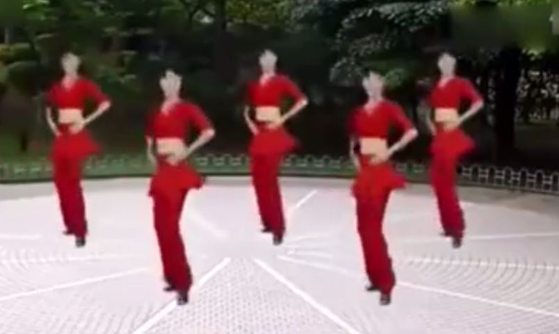 广场舞演示《大家一起来跳舞》