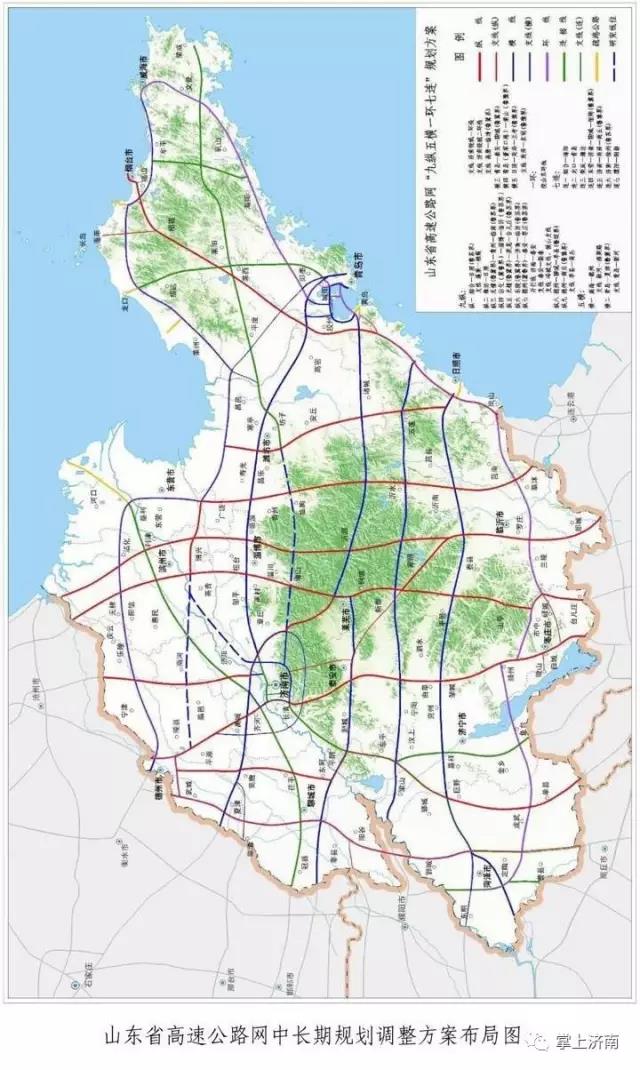 看山东——山东36条高速公路布局敲定 看看你那里有几