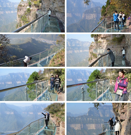 全国户外领队云集 玻璃栈道惊险刺激 新乡八里沟景区步入体验旅游新时代(图)_河南频道_凤凰网