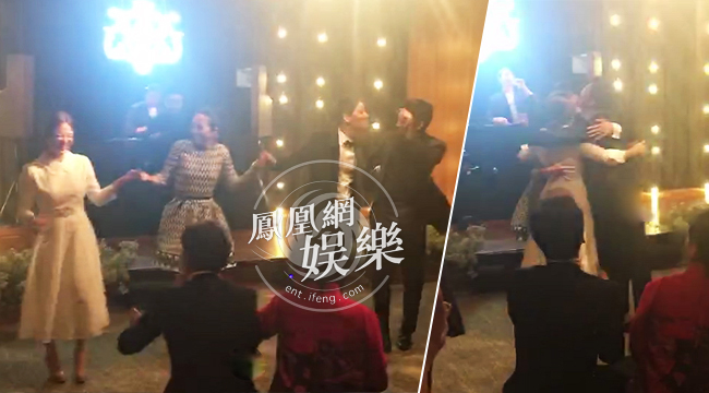 宋慧乔宋仲基婚礼晚宴：章子怡刘亚仁与新人热舞