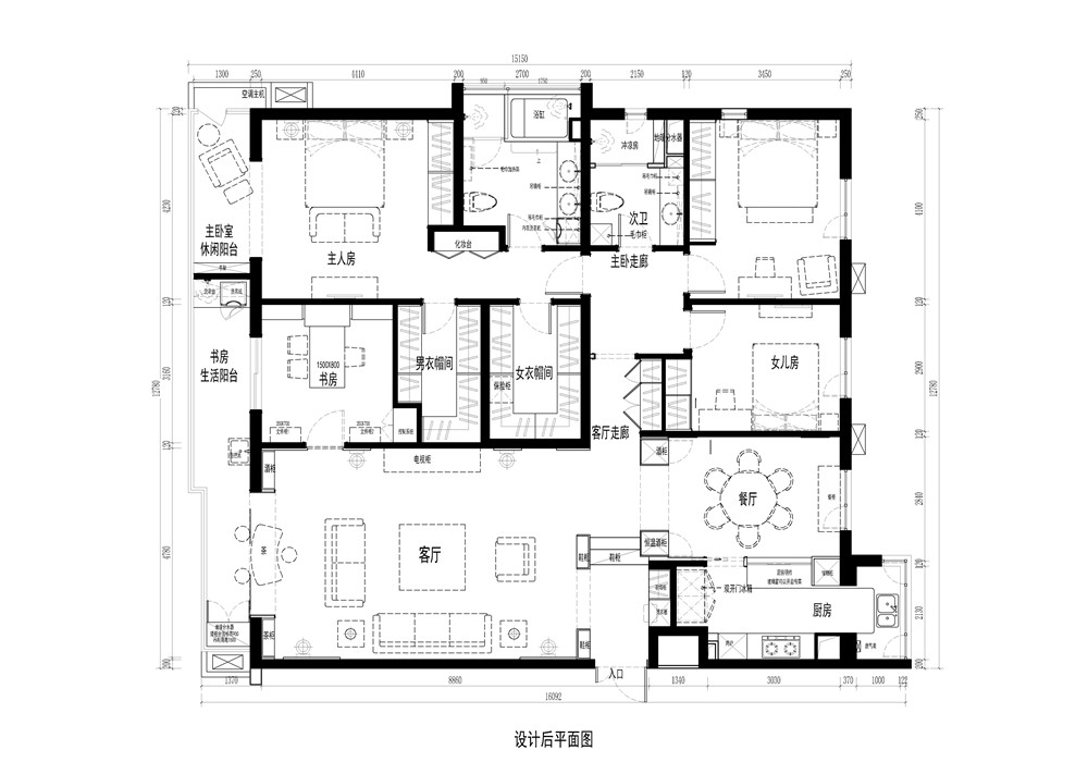 案例深圳洪约瑟空间环境灯光设计北京长河湾住宅古典与时尚的碰撞