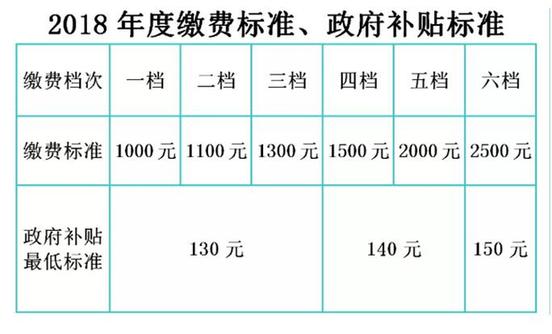 南京2018年度城乡居民养老保险缴费启动 分6