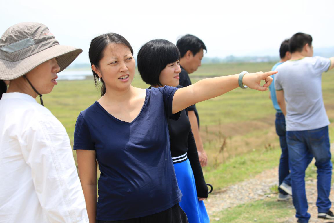 安徽gef项目办项目经理冷斐在菜子湖国家湿地公园冷经理介绍到,说到巡