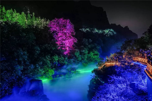 网红“云溪夜游”再添黑科技 云台山重磅打造重现邓丽君