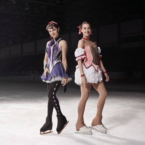 冬奥会花样滑冰冠军拍摄手游魔法少女小圆广告