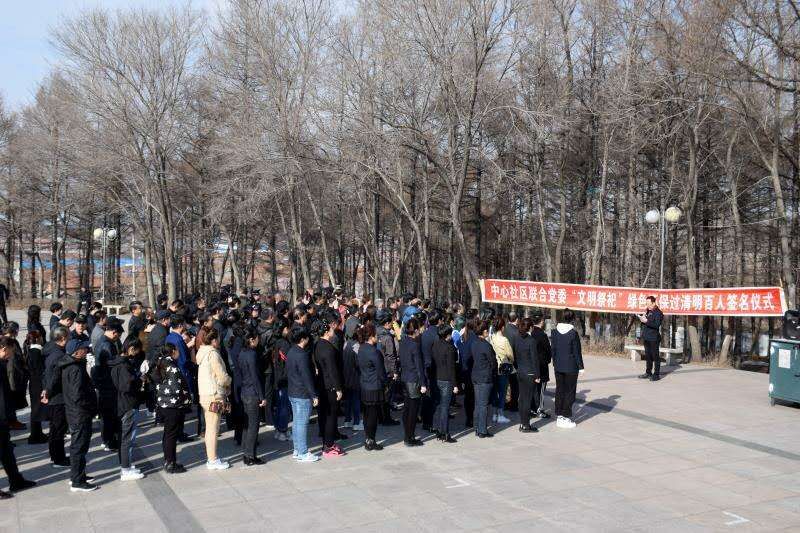 虎林市组织开展清明节主题志愿服务活动