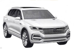 大众新一代途锐国内申报图 车重大幅减轻