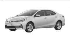 一汽丰田将推新款卡罗拉 前脸造型大变