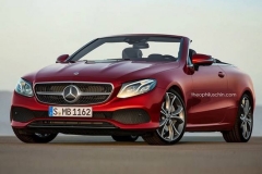 奔驰新E级敞篷版假想图 或明年3月发布