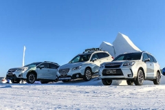 四驱三兄弟雪中斗武 试驾斯巴鲁全系SUV