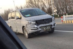 广汽传祺GM8最新谍照曝光 凌云翼前脸