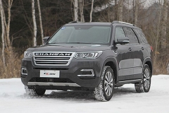 长安CS95长白山冰雪试驾 雪地上撒野