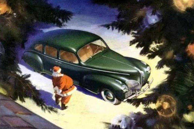 80年前的汽车广告人如何蹭圣诞热点?
