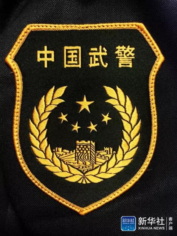 老式武警臂章。
