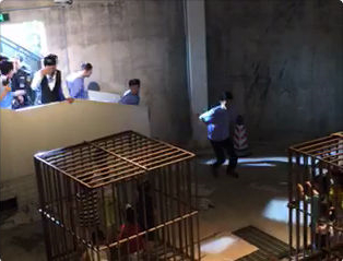 图为网传视频截图