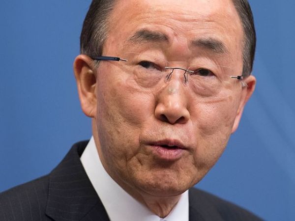 图为联合国秘书长潘基文。新华/法新