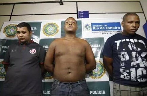 　　▲ 涉嫌轮奸美国女游客的三名男子。