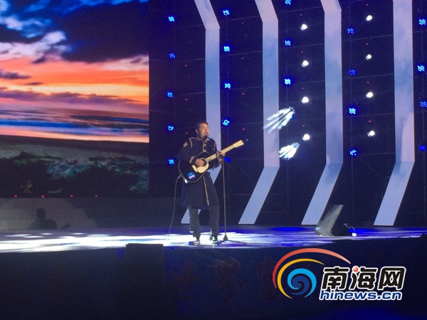 　　第五届“大海歌曲”电视大奖赛总决赛现场。南海网记者徐静涵摄