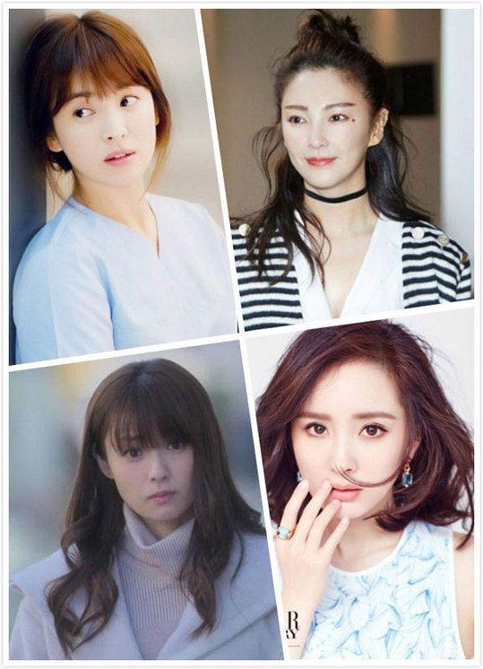 图揭荧屏胶原蛋白脸女神