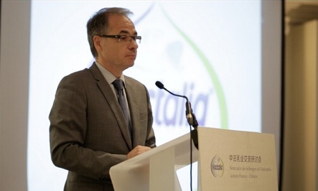 法国工商会主席阿兰先生致词