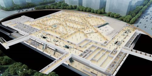 丁家东站剖视图。（济南轨道交通集团供图）