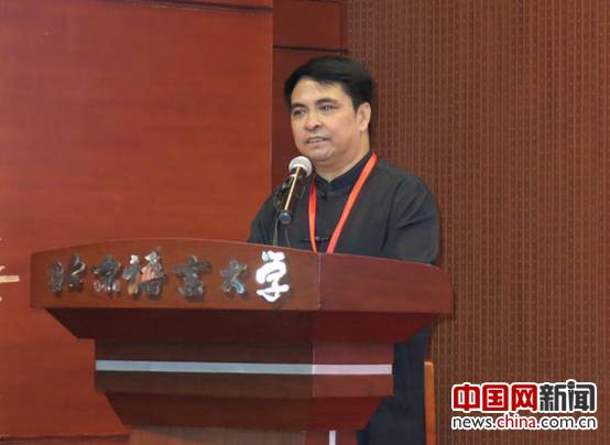 国家博物馆副馆长白云涛发言。中国网 张艳玲 摄